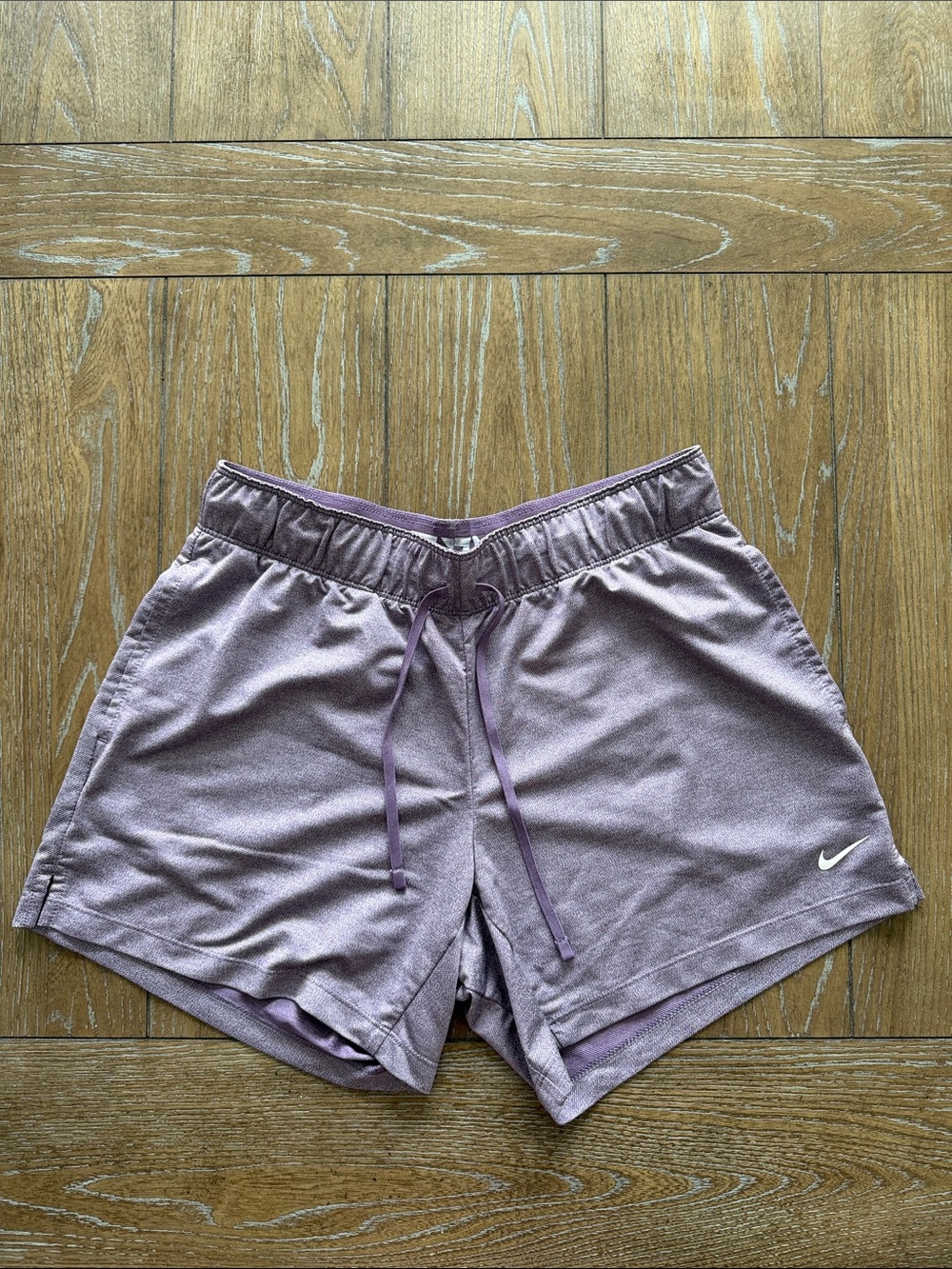 Nike Purple Drawstring Athletic Shorts
